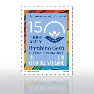 VATICANO - 2019 - 150° dell’Ospedale pediatrico Bambino Gesù - 1 v. (E.C. di Vaticano con Italia)
