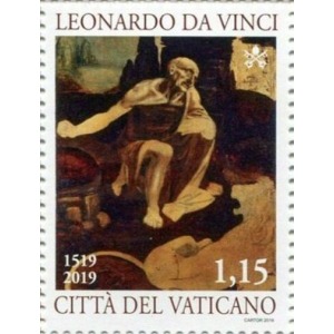 VATICANO - 2019 - 500° della morte di Leonardo da Vinci - 1 v.