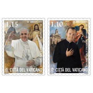 VATICANO - 2019 - 50° dell'ordinazione sacerdotale di Papa Francesco - 2 v.