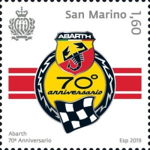 SAN MARINO - 2019 - 70° di Abarth - 1 v.