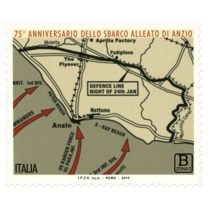 ITALIA - 2019 - 75° dello Sbarco Alleato di Anzio - 1 v.