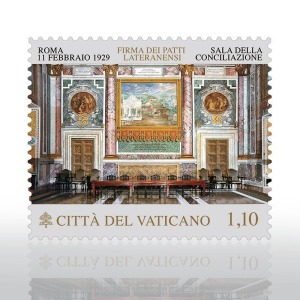VATICANO - 2019 - 90° anniversario dei Patti Lateranensi e della Fondazione dello Stato della Città del Vaticano - 1 v. (E.C. di Vaticano con Italia)