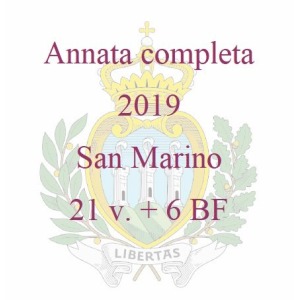 SAN MARINO - 2019 - Annata completa - 21 v. + 6 BF
