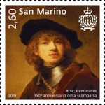 SAN MARINO - 2019 - Arte: Leonardo da Vinci - Filippo Lippi - Rembrandt - 3 v.
