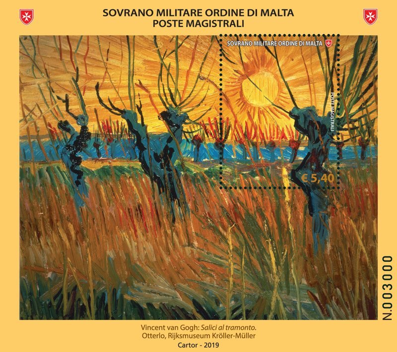 2019 Maestri della Pittura Vincent van Gogh 1 BF S.M.O.M. SMOM S.M.O.M. - 2019 - Maestri della Pittura: Vincent van Gogh - 1 BF