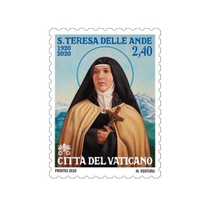 VATICANO - 2020 - 100° della morte di Santa Teresa delle Ande - 1 v.