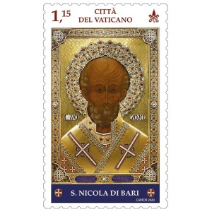 VATICANO - 2020 - 1750° della nascita di San Nicola di Bari - 1 v.