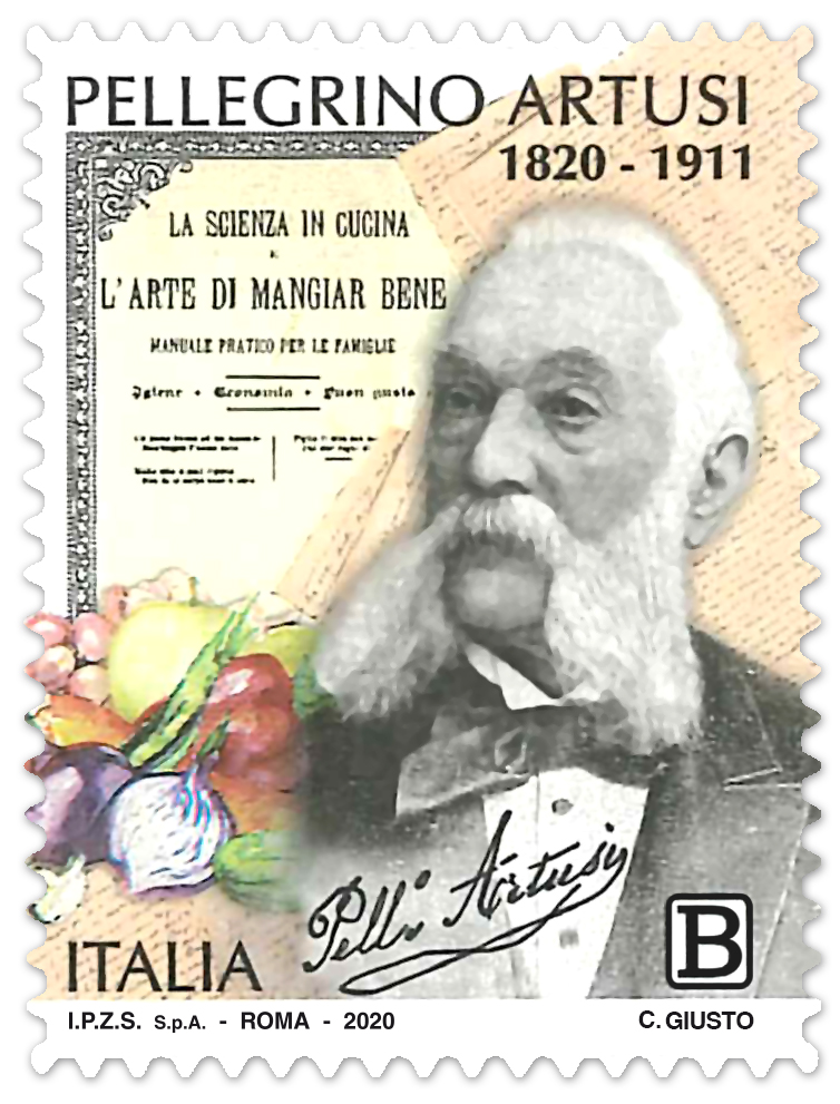 2020 200° della nascita di Pellegrino Artusi 1 v. Italia ITALIA - 2020 - 200° della nascita di Pellegrino Artusi - 1 v.