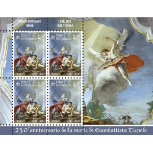 VATICANO - 2020 - 250° della morte di Giambattista Tiepolo - 1 MF da 4 v.