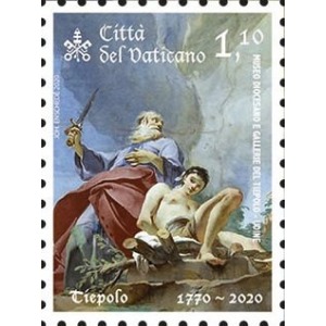 VATICANO - 2020 - 250° della morte di Giambattista Tiepolo - 1 v.