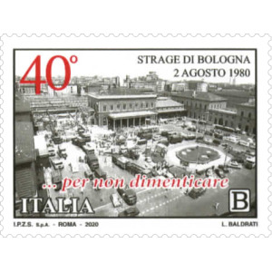 ITALIA - 2020 - 40° della Strage di Bologna - 1 v.