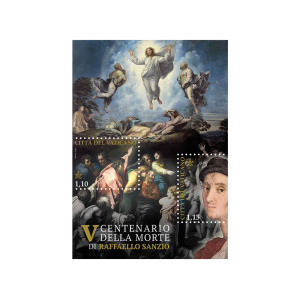 VATICANO - 2020 - 500° della morte di Raffaello - 1 BF