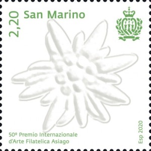 SAN MARINO - 2020 - 50° del Premio Internazionale d’Arte Filatelica Asiago - 1 v.