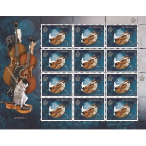 SAN MARINO - 2020 - Animali - 4 MF da 12 v. con illustrazione