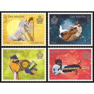 SAN MARINO - 2020 - Animali - 4 v.