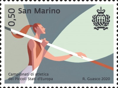 2020 Campionati di atletica dei Piccoli Stati d Europa 4 v. San Marino 1 SAN MARINO - 2020 - Campionati di atletica dei Piccoli Stati d’Europa - 4 v.