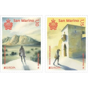 SAN MARINO - 2020 - Europa: Antichi itinerari postali - 2 v.