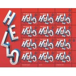 SAN MARINO - 2020 - Francobolli augurali - 4 MF da 12 v. con illustrazione