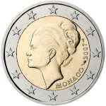 MONACO - 2007 - 2 € 25° della morte della Principessa Grace Kelly - BU in cofanetto