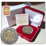 MONACO - 2019 - 2 € 200° della salita al trono di Honoré V - PROOF in cofanetto