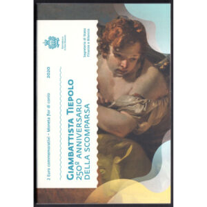 SAN MARINO - 2020 - 2 € 250° della morte di Giambattista Tiepolo - FDC in folder