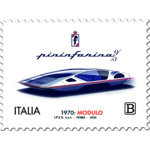 ITALIA - 2020 - 50° della presentazione della Pininfarina Modulo al Salone dell'Automobile di Ginevra - 1 v. con codice a barre
