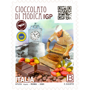 ITALIA - 2020 - Cioccolato di Modica IGP - 1 v. con codice a barre