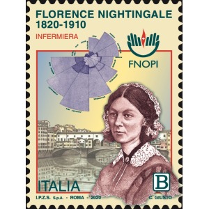 ITALIA - 2020 - Professione infermieristica e Florence Nightingale - 1 v. con codice a barre