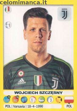 257 Wojciech Szczesny 18 19 Panini 257 - Wojciech Szczęsny