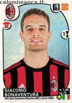 358 Giacomo Bonaventura 17 18 Panini 358 - Giacomo Bonaventura