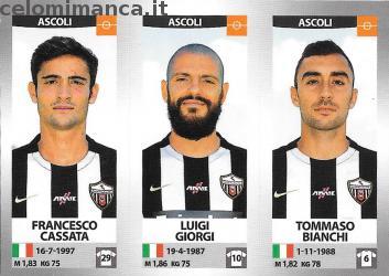 586 Francesco Cassata Luigi Giorgi Tommaso Bianchi 16 17 Panini 586 - Francesco Cassata - Luigi Giorgi - Tommaso Bianchi