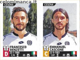 645 Francesco Renzetti Emmanuel Cascione 15 16 Panini 645 - Francesco Renzetti - Emmanuel Cascione
