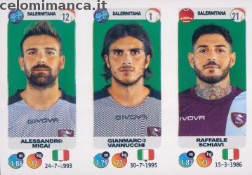 687 Alessandro Micai Gianmarco Vannucchi Raffaele Schiavi 18 19 Panini 687 - Alessandro Micai - Gianmarco Vannucchi - Raffaele Schiavi