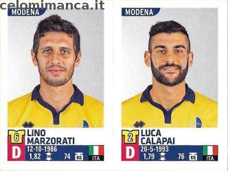 698 Lino Marzorati Luca Calapai 15 16 Panini 698 - Lino Marzorati - Luca Calapai