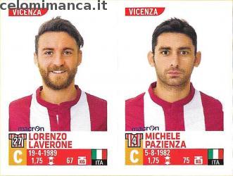 799 Lorenzo Laverone Michele Pazienza 15 16 Panini 799 - Lorenzo Laverone - Michele Pazienza