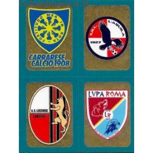 843 - Scudetti Carrarese - L'Aquila - Lucchese - Lupa Roma