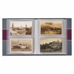 LEUCHTTURM - Album per 200 CARTOLINE D'EPOCA con fogli