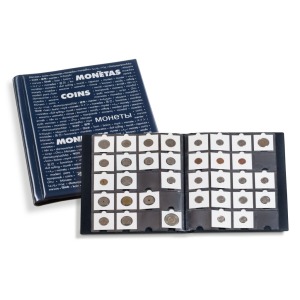 LEUCHTTURM - Album per 200 Oblò con 10 fogli fissi a 20 tasche da 50 mm, senza custodia