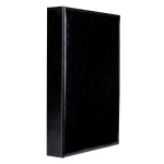 LEUCHTTURM - Album per 300 banconote con 100 fogli trasparenti robusti a 3 tasche - Nero