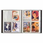 LEUCHTTURM - Album per 400 cartoline con fogli - Nero
