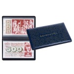 LEUCHTTURM - Album tascabile per banconote ROUTE grande a 20 tasche, senza custodia - Blu