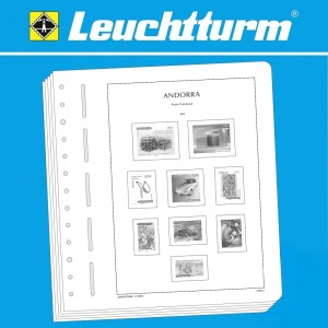LEUCHTTURM - Andorra Francese 1931/1989 - Con taschine