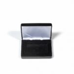 LEUCHTTURM - Astuccio NOBILE in metallo a 1 casella rettangolare 86x54 mm - Nero