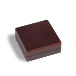 LEUCHTTURM - Astuccio VOLTERRA in legno a 1 casella quadrata da 38 mm - Mogano