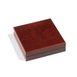 LEUCHTTURM - Astuccio VOLTERRA in legno a 1 casella rotonda da 111,5 mm - Mogano