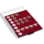 LEUCHTTURM - Badge con bandiere dei Paesi dell'Euro per capsule dei 2 €