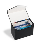 LEUCHTTURM - Box-archivio LOGIK MINI formato C6 - Nero