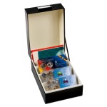 LEUCHTTURM - Box-archivio LOGIK formato C6 - Nero