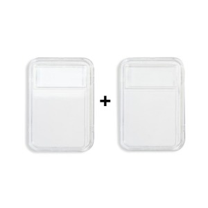 LEUCHTTURM - Capsule rettangolari QUICKSLAB, solo esterno senza parti interne - 50 pz.