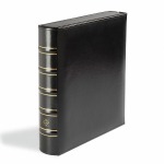 LEUCHTTURM - Cartella a 4 anelli CARTELLA BOX OPTIMA CLASSIC vuota - Nera